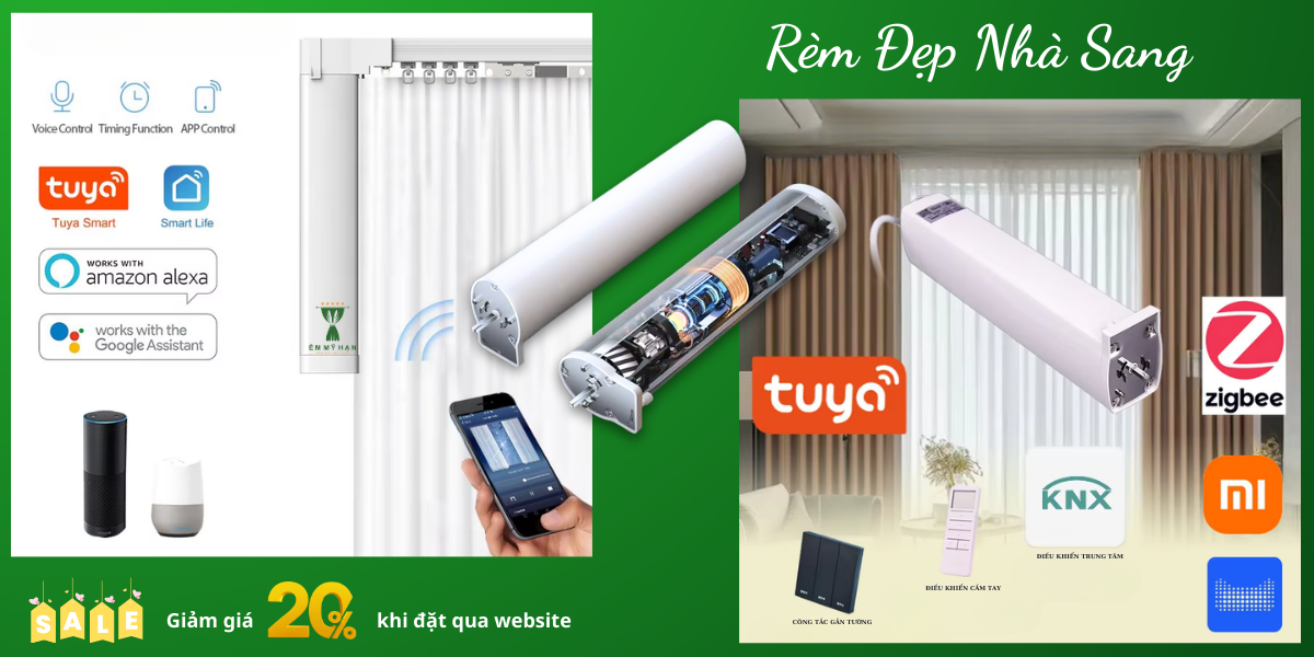 Động cơ rèm vải A-OK AM68