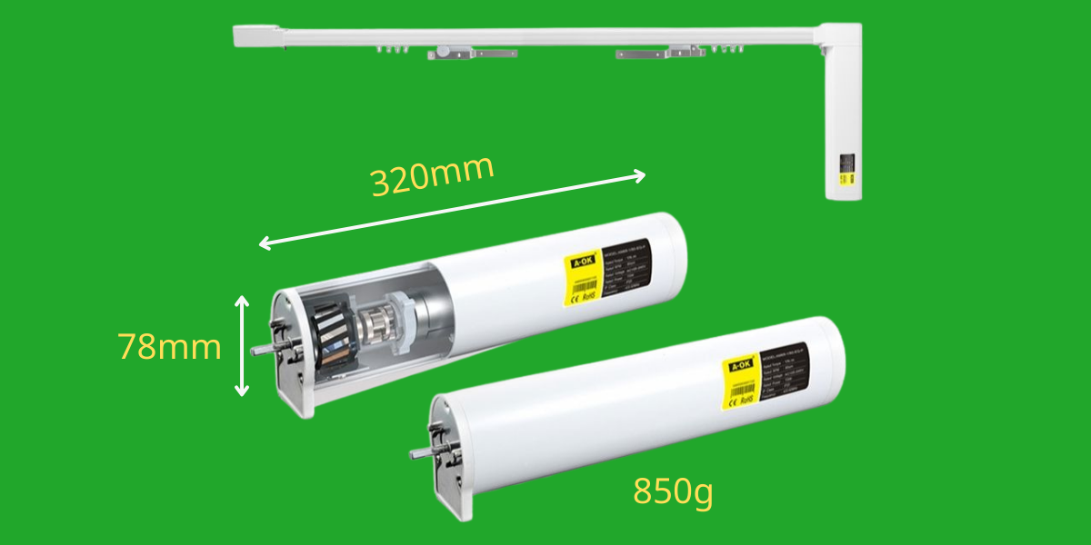 Động cơ rèm vải A-OK AM68